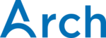 Arch logotype blue